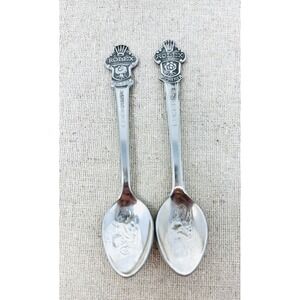 Vintage Rolex Souvenir Spoons from Bucherer of Switzerland City of Lucerne set 2